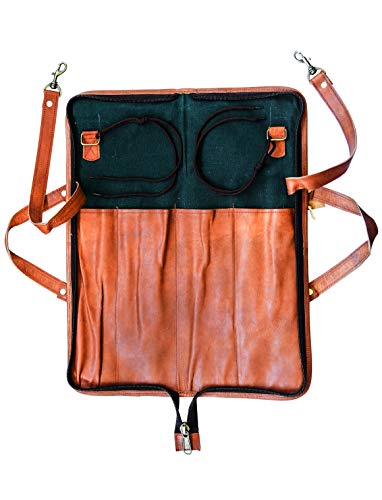 image for WerKens Hand Made Genuine Leather Drumstick Bag 100% Original Leather 