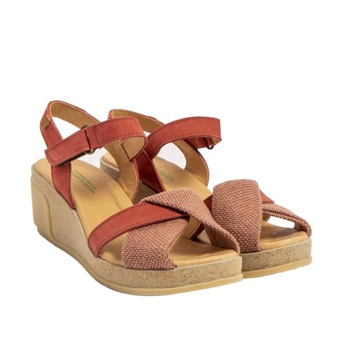 Sandale El Naturalista Femme N5038 Leaves chaussure été confortable en cuir souple