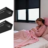 【 Riduce la dispersione di luce 】: Le strisce oscuranti con scanalatura a U sono installate lungo i lati delle tende e delle persiane. Possono impedire alla luce di entrare attraverso la fessura tra le lamelle e il telaio della finestra. Crea uno spazio per dormire più privato e confortevole