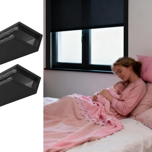【 Riduce la dispersione di luce 】: Le strisce oscuranti con scanalatura a U sono installate lungo i lati delle tende e delle persiane. Possono impedire alla luce di entrare attraverso la fessura tra le lamelle e il telaio della finestra. Crea uno spazio per dormire più privato e confortevole