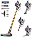 KQAHA Cordless Vacuum Cleaner, 550W 45KPA 65Mins Vacuum Cleaners for Home, Stick Vacuum with Self-Standing, LED Display & Anti-Tangle Wireless Vacumm, Lightweight Vacuum for Pet Hair Carpet Floor