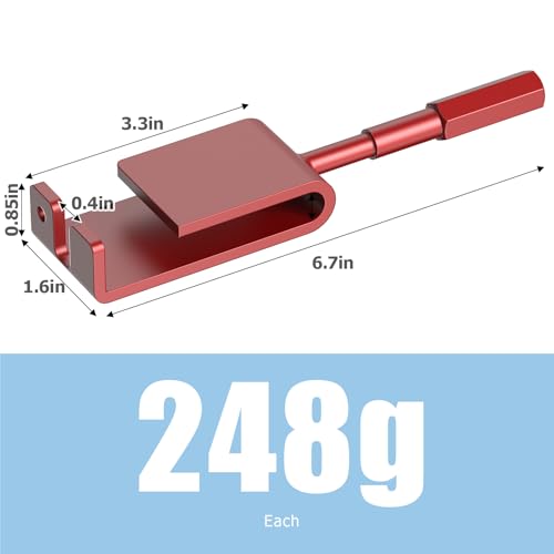 Ice Anchor Drill Adapter, Ice Fishing Accessories Compatible with Eskimo Quick Connect, Ice Stake Drill Attachment With Socket Adapter 3/8 & 1/4 In for Setting Up Ice Fishing Enthusiasts Shelter Tent