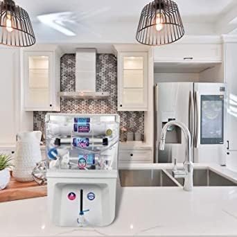 Image of New Aqua Smart Plus Copper RO+UV+UF+TDS Controller+Zinc+Magnesium Water Purifier 12Ltr (White) Suitable for Borewell, Tanker and Municipal Water | Water Filter For Home & Office USE.
