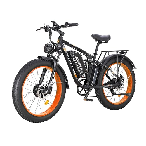 TUTTIO Adria26 5000W Dual Motor Ebike, 40-46MPH Electric Bik...