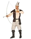 Größe: S,M,L Horror-Shop Bogenschütze Kostüm für Robin Hood Fans M