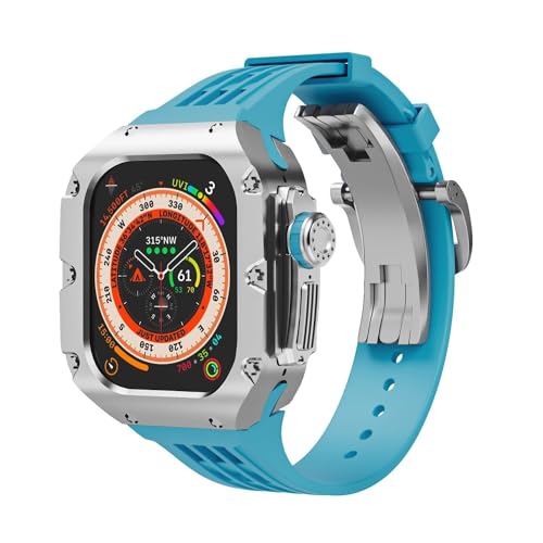 Boîtier en alliage de titane 49 mm et bracelet métallique élégant pour sublimer l'IWatch Ultra