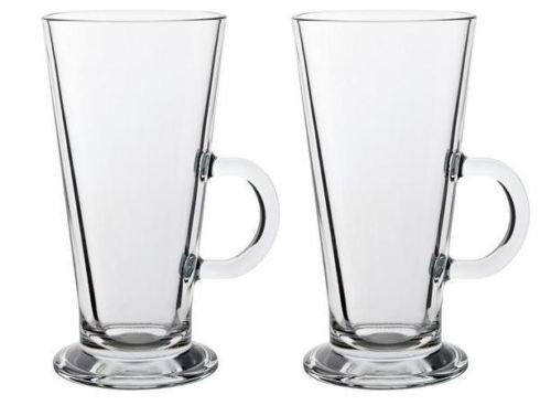 Latte Glass Tea Coffee Cup Mug (Fits 