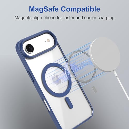 Image of amazon basics Back Case Cover for iPhone 17 Air | Scratch-Resistant Back Cover | Navy Blue