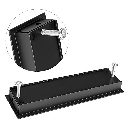 Abuff Barn Door Flush Pull 2 Pack, 5.6 X 1.7 Inch Sliding Door Flush Pulls, Recessed Finger Pulls With Hidden Concealed Screws For Sliding Barn Door, Closet, Pocket Door #TOP3