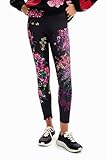 Desigual Desigual Legging Floral Pantalon décontracté, Rouge, XX-Large Femme