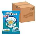 Batchelors Super Noodles Air Dried Low Fat Curry Flavour, 81 g (Pack of 8)