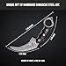 BIGCAT ROAR Desert Fox - Handmade Damascus Steel Karambit Knife 7.5