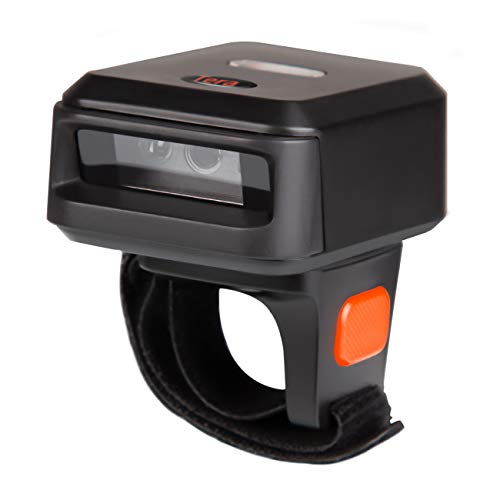 Image of Tera 1D Wireless Barcode Scanner Compatible with Bluetooth, Printed Digital Barcode Reader Scanner Mini Wearable for Windows, Mac OS, Android with Vibration Alert Model HW0011