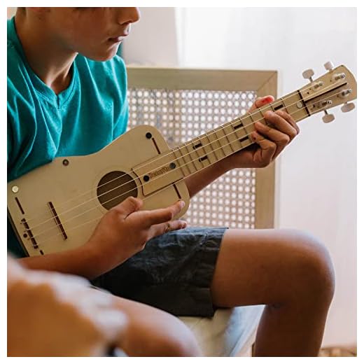 Benarita 3D Wooden Ukulele Puzzle Model DIY Kits for Teens and Adults