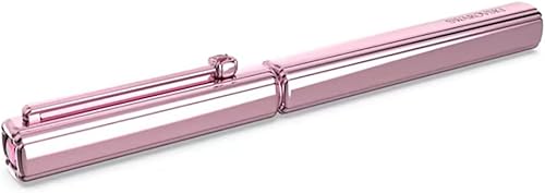 SWAROVSKI Bolígrafo rosa con cristal de corte cojín