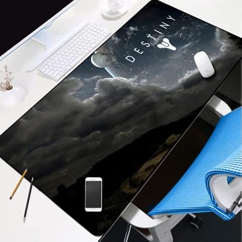 BILIVAN Destiny 2 Mouse Pad Oversized Game Peripheral Keyboard and Mouse Pad (800*300mm,3) Cover