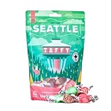 Taffy Shop Seattle Space Needle Salt Water Taffy - Gourmet Soft Chewy Candy, Variety Pack, Bulk Sweet Snack, Fresh Gift & Gluten-Free, 30 Individually Wrapped Pieces (7oz)