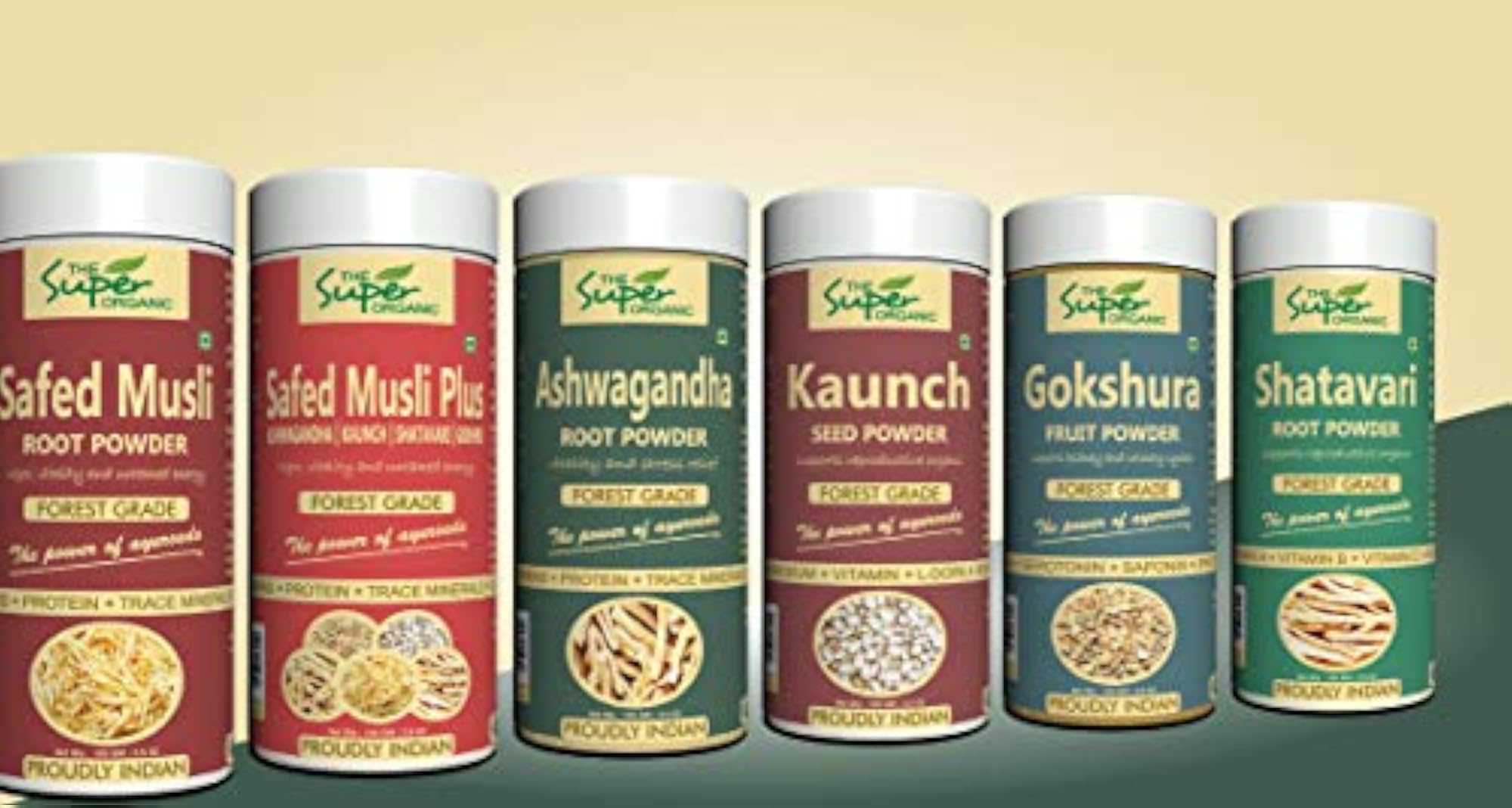 Organic Safed Musli Powder Pack of 2, 100 gm Each
