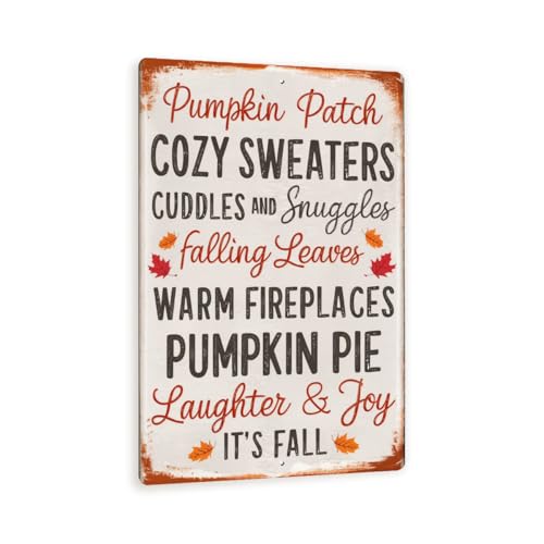 Autumn-Themed-Word-Art-Sign--Rustic-Fall-Decor-With-Pumpkin-Patch-Cozy-Sweaters-More--8x12-Vintage-Style-Wall-Art-For-Fall-Thanksgiving Autumn Themed Word Art Sign–Rustic Fall Decor With Pumpkin Patch Cozy Sweaters More–8×12 Vintage Style Wall Art For Fall Thanksgiving
