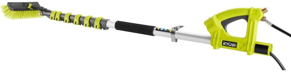 18 ft. Telescoping Extension Pole with Brush for Pressure Washers