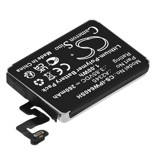 VI VINTRONS Battery for Apple Watch Series S6 40mm, A2345,