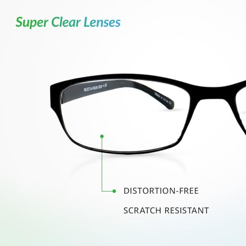 Image of SAV Men's Flex 2 5028 Reading Glasses - Flexible, Durable, Lightweight, Contemporary Readers For Men