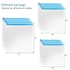 10Pack Travel Space Saver Bags (4 x S, 3 x L, 3 xL), Reusable KFYM Vacuum Travel Storage Bag, Saves 75% of Storage Space, Roll-Up Compression, No Need For Vacuum Machine Or Pump - Image 4