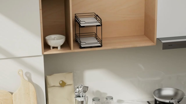 Étagère à épices Verticale à Double Couche, étagère De Rangement Pour