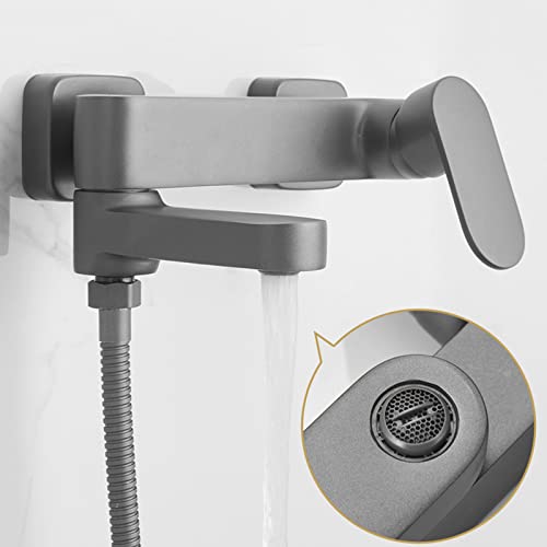 Mitigeur bain douche en laiton gris pour régler vos variations d'eau