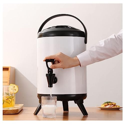 Distributore d'acqua in acciaio inox, caldaia calda e fredda con rubinetto, ad alta capacità, per ufficio e catering, soluzione efficiente per bevande per casa e lavoro