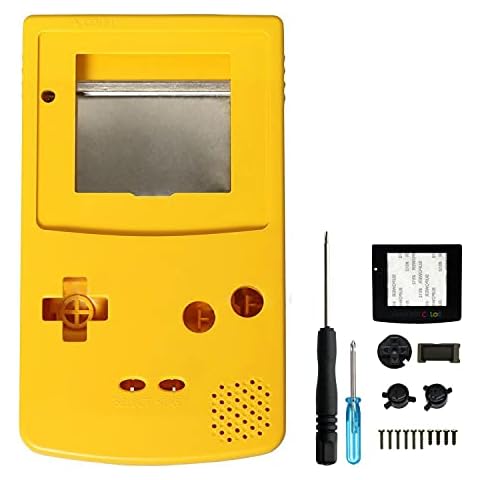 OSTENT Reemplazo de Cubierta de Carcasa de Carcasa Completa para GBC Gameboy - Color Amarillo Cover