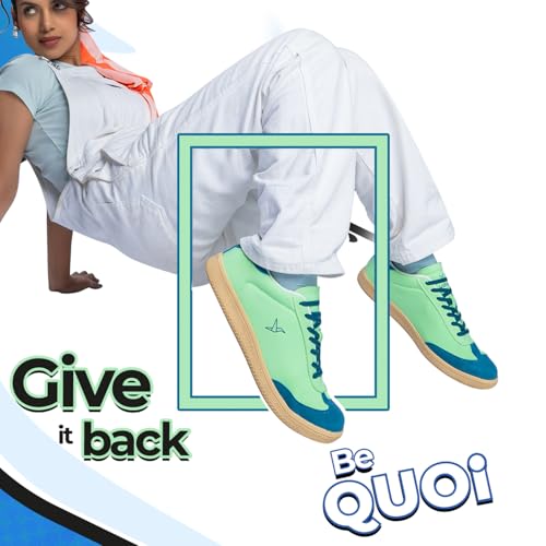 Image of YOHO Quoi Sneakers for Women | Soft Lining & Cushioned Insoles Shoes | Stylish & Casual Everyday | Vibrant Colours