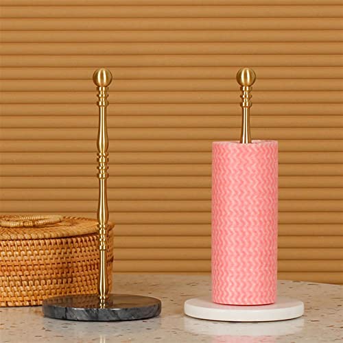 Soporte para toallas de papel de cocina y baño con base de mármol estable 4