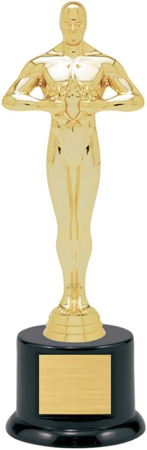 K2AWARDS Oscar Style World's Best Trophy with Custom Personalization