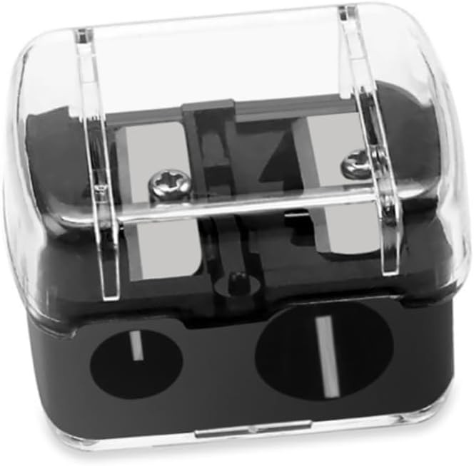 Mikinona 30pcs Eyebrow Sharpener Pencil Sharpener for Eyebrow Lip Liner Eyeliner Small Easy to Hold for Women