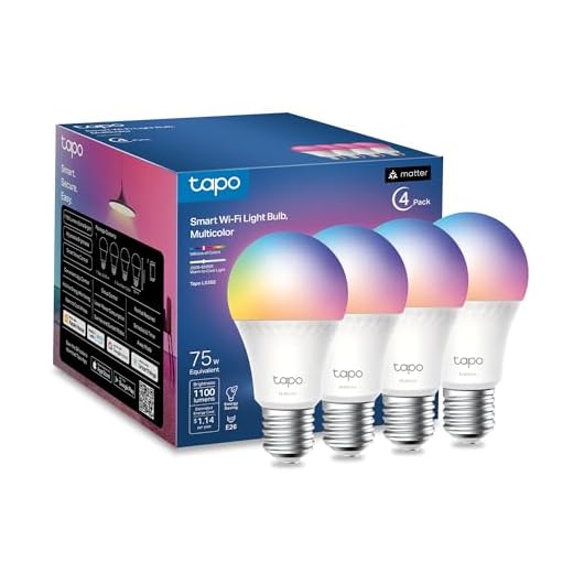 Tapo TP-Link Smart Light Bulbs - 4 Pack