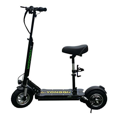 Scooter eléctrico - Plegable portátil, 1000W Hasta 120 millas de largo y 55...