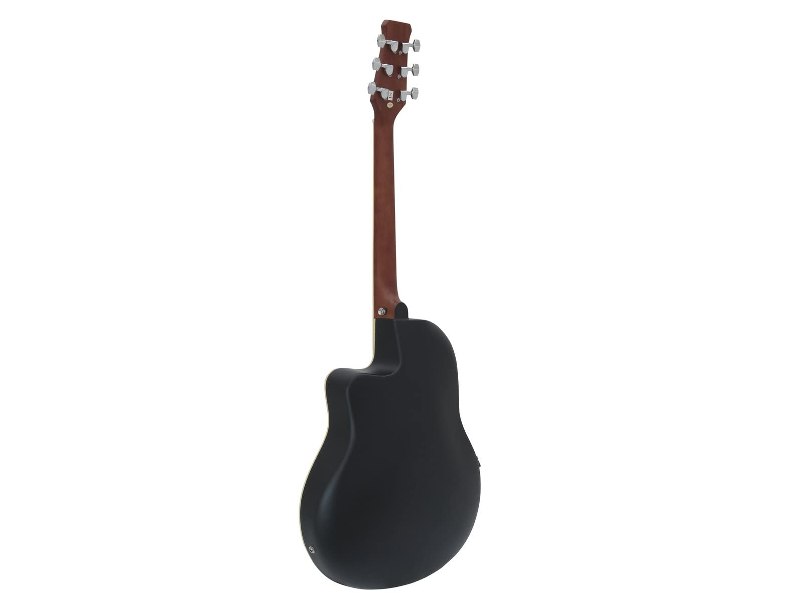 DIMAVERY RB-300 Rounded back, rot | Akustische Gitarre mit Piezo-Tonabnehmer