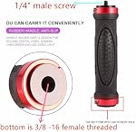 Camera Handle Grip Support Mount Universal Stabilizer Holder Stand with 3/8" Hole for Digital Video Camera Camcorder Action Camera LED Video Light Smartphone