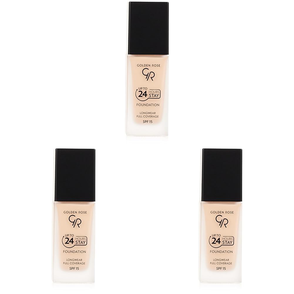 Golden Rose Up To 24 Hours Stay Foundation Fondöten No: 07 (3 paketi)