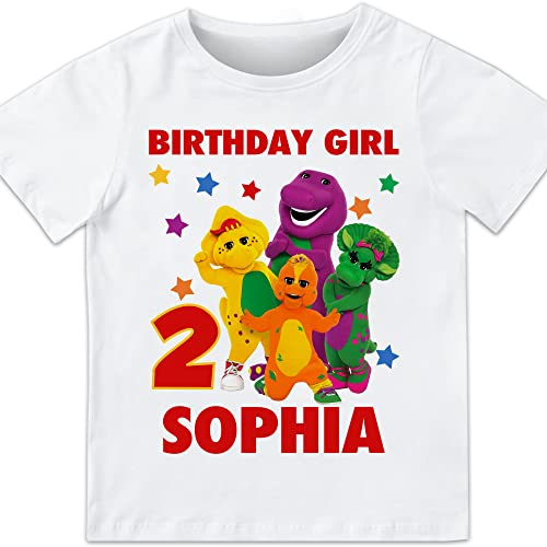 Barney and Friends Birthday Shirt, Barney Birthday Shirt, Barney Friends Birthday Shirt,Barney mom, Dad barney, Barney Matching Family Shirt