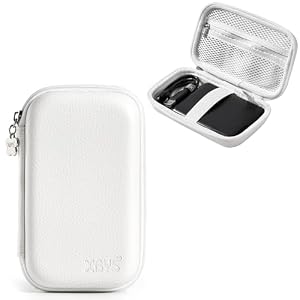 Linpr 2.5" Externe Festplatte Tasche für Seagate Portable Drive, Weiß