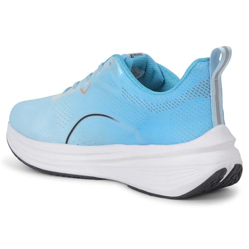 Image of Liberty Leap7x PACIFIC-1E Men Sports Running Shoes - Sky Blue & Sea Green | Comfortable and Durable Lace-Up Closure - Suitable for Lacing Walking, Gym, Jogging and Outdoor Shoes for Man