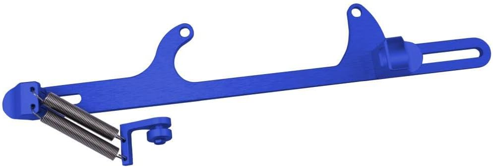 beler Blue Carburetor Carb Throttle Cable Bracket Fit for Holley 4500 Dominator Carburetor