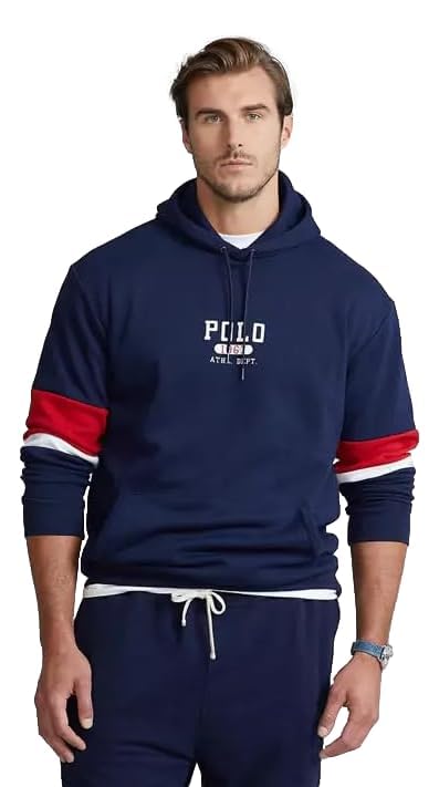 POLO RALPH LAUREN Double Knit Mesh Hoodie (Mesh Navy,M)2