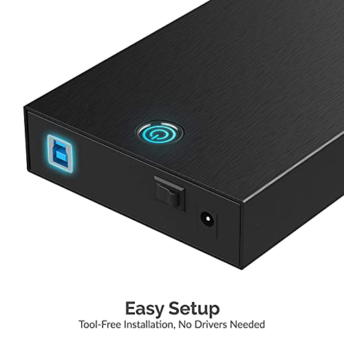 Caja externa USB 3.0 sin herramientas con cable extensión 10 pies miniatura 6