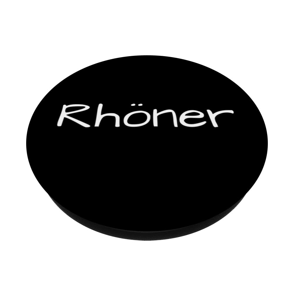 Rhoner, Hesse Bavaria Thuringia Germany, German Pride, Rhon PopSockets Swappable PopGrip, Black - Image 2