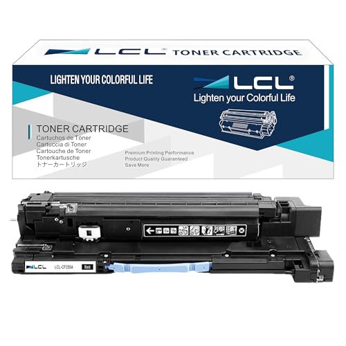 LCL CF358A Drum Replacement for HP 828A CF358A Imaging Drum Unit Replacement for HP Color Laserjet Enterprise M855dn M855x M855xh Flow MFP M880z M880z+ (1 for Black)