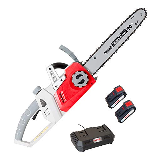 IKRA Akku Kettensäge ICC 2/2035 inkl. 2x Akku &