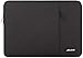 MOSISO Funda Protectora Compatible con MacBook Air 13-13.3 Pulgadas/MacBook Pro/Ordenador Portátil, Bolsa Blanda de Estilo Vertical,Negro